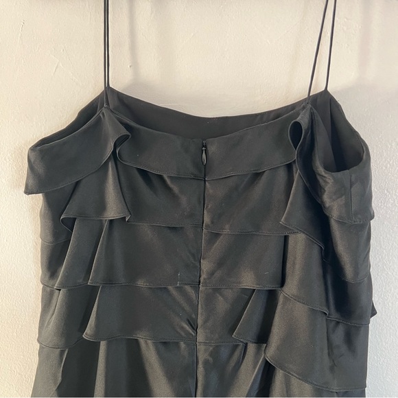 [Kay Unger] Black Cocktail Silk Dress - Picture 5 of 14